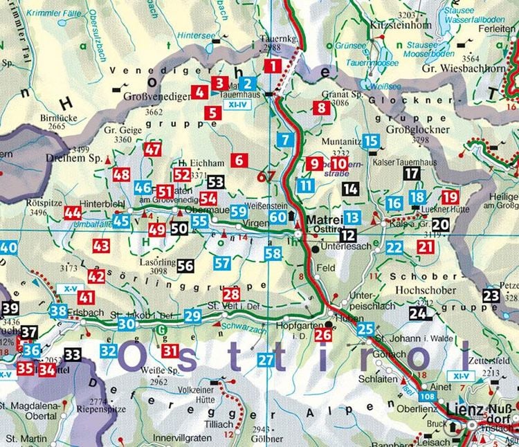 Produktbild: ROTHER Wanderf&uuml;hrer Osttirol Nord