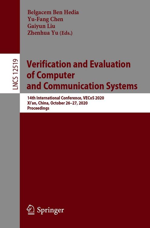 Produktbild: Verification and Evaluation of Computer and Communication Systems