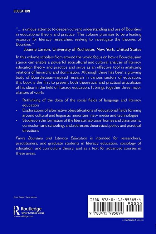 Produktbild: Pierre Bourdieu and Literacy Education