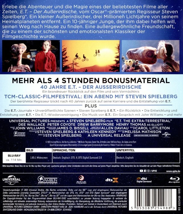 Produktbild: E.T. - Der Au&szlig;erirdische (neues Bonusmaterial)