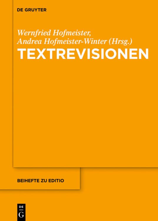 Produktbild: Textrevisionen