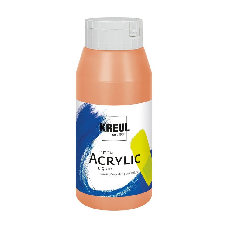 Produktbild: KREUL Acrylfarbe SOLO Goya TRITON neapelgelb r&ouml;tlich 750ml Flasche