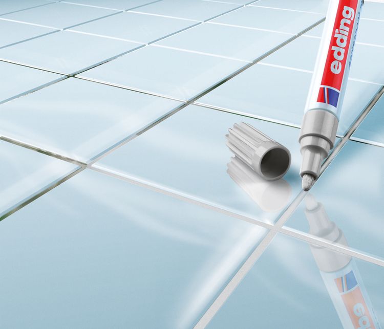 Produktbild: Edding 8200 4-8200-1-4026 Fugenmarker Silber-Grau 2 mm, 4mm