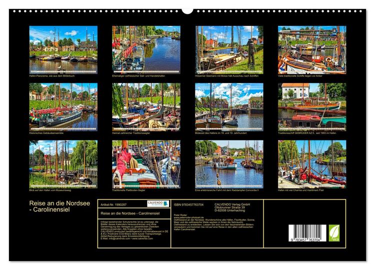 Produktbild: Reise an die Nordsee - Carolinensiel (hochwertiger Premium Wandkalender 2026 DIN A2 quer), Kunstdruck in Hochglanz
