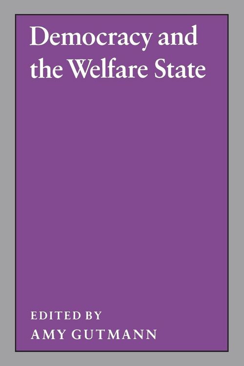 Produktbild: Democracy and the Welfare State