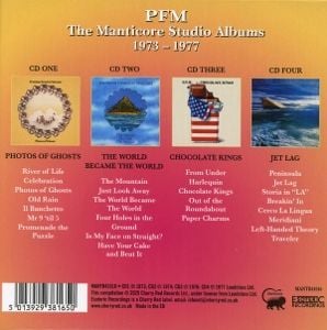 Produktbild: The Manticore Studio Albums (4CD Clamshell Box)