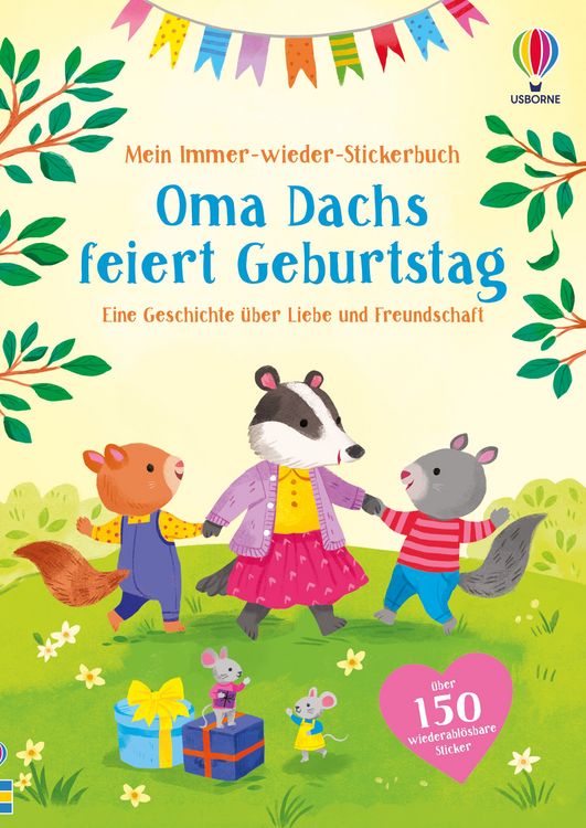 Produktbild: Mein Immer-wieder-Stickerbuch: Oma Dachs feiert Geburtstag