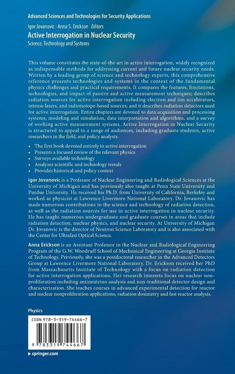 Produktbild: Active Interrogation in Nuclear Security