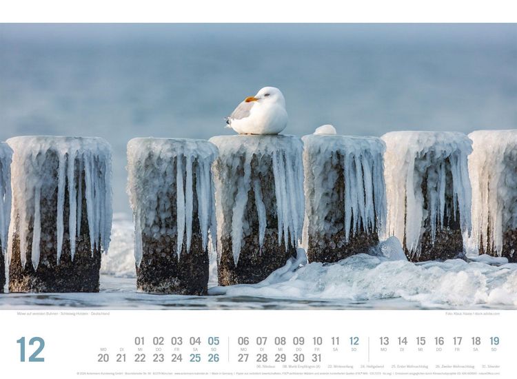 Produktbild: Nordsee ReiseLust Kalender 2027 | von Ostfriesland bis nach Sylt