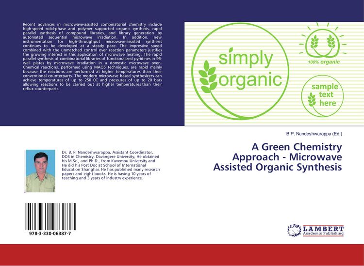 Produktbild: A Green Chemistry Approach - Microwave Assisted Organic Synthesis
