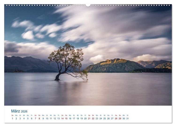 Produktbild: Neuseeland - Das andere Ende der Welt (Wandkalender 2026 DIN A2 quer), CALVENDO Monatskalender