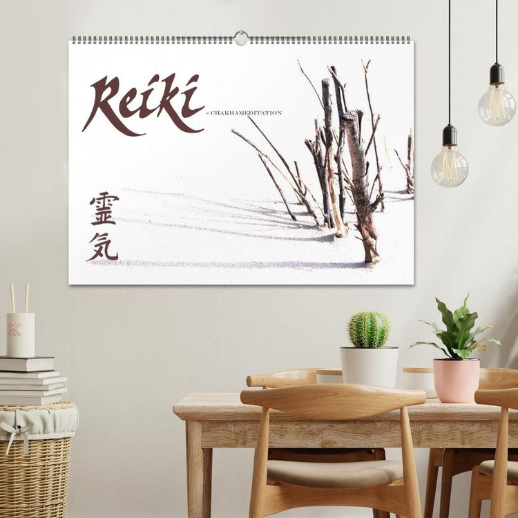 Produktbild: REIKI - Chakrameditation (Wandkalender 2026 DIN A2 quer), CALVENDO Monatskalender