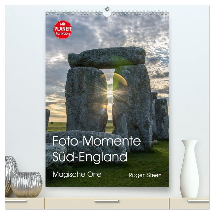 Produktbild: Foto-Momente S&uuml;d-England - Magische Orte (hochwertiger Premium Wandkalender 2026 DIN A2 hoch), Kunstdruck in Hochglanz