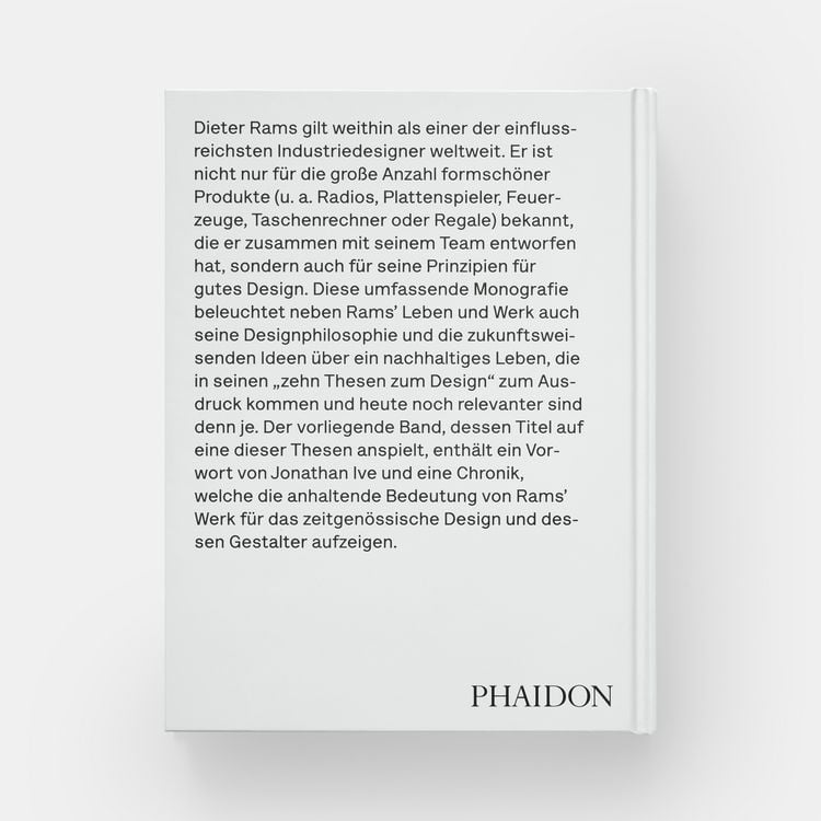 Produktbild: Dieter Rams: So wenig Design wie m&ouml;glich