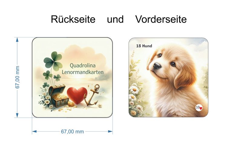 Produktbild: Quadrolina Lenormandkarten