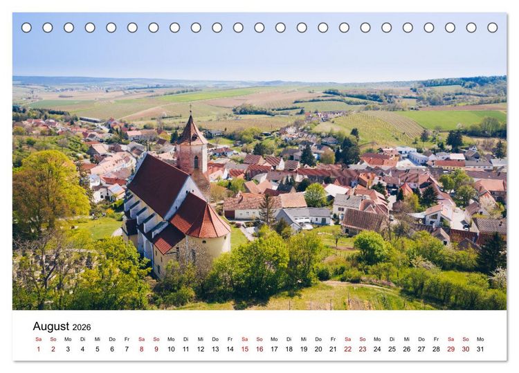Produktbild: Das Weinviertel im wundersch&ouml;nen Nieder&ouml;sterreich. (Tischkalender 2026 DIN A5 quer), CALVENDO Monatskalender