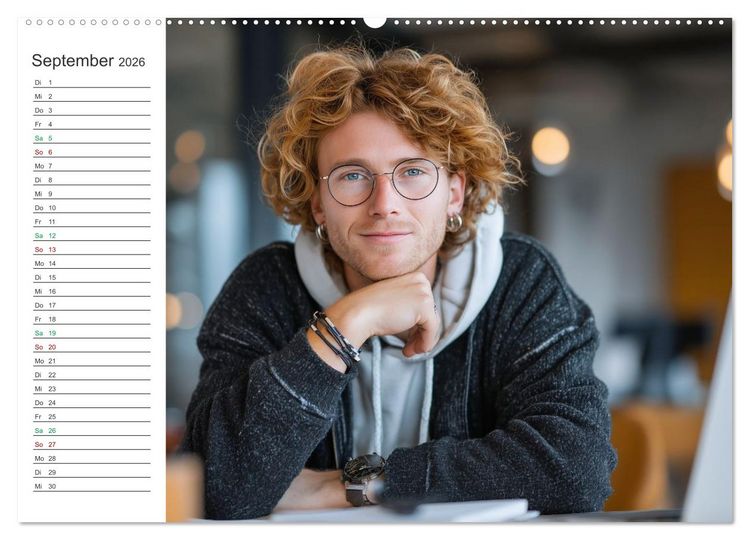 Produktbild: B&uuml;ro mit Zukunft (hochwertiger Premium Wandkalender 2026 DIN A2 quer), Kunstdruck in Hochglanz