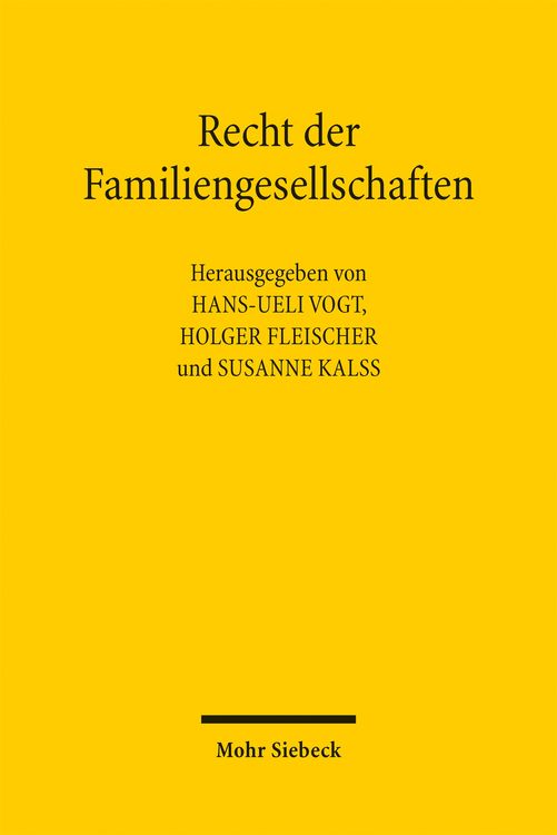 Produktbild: Recht der Familiengesellschaften