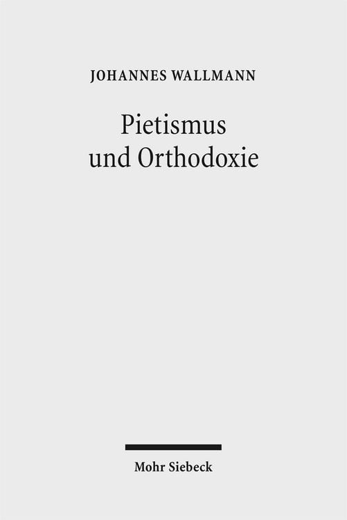Produktbild: Pietismus und Orthodoxie