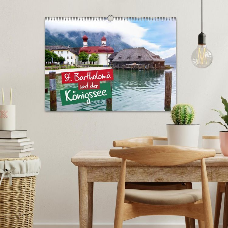 Produktbild: St. Bartholom&auml; und der K&ouml;nigssee (Wandkalender 2026 DIN A3 quer), CALVENDO Monatskalender