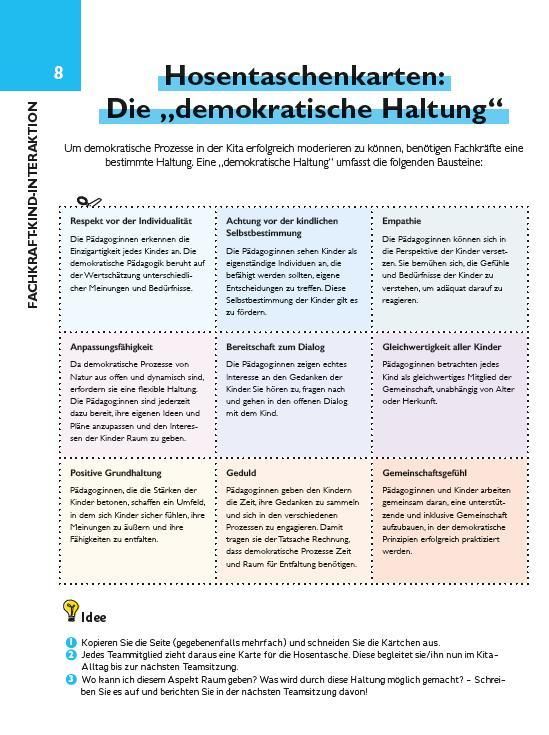 Produktbild: Die Praxismappe f&uuml;r Kita-Teams: Demokratie von klein auf