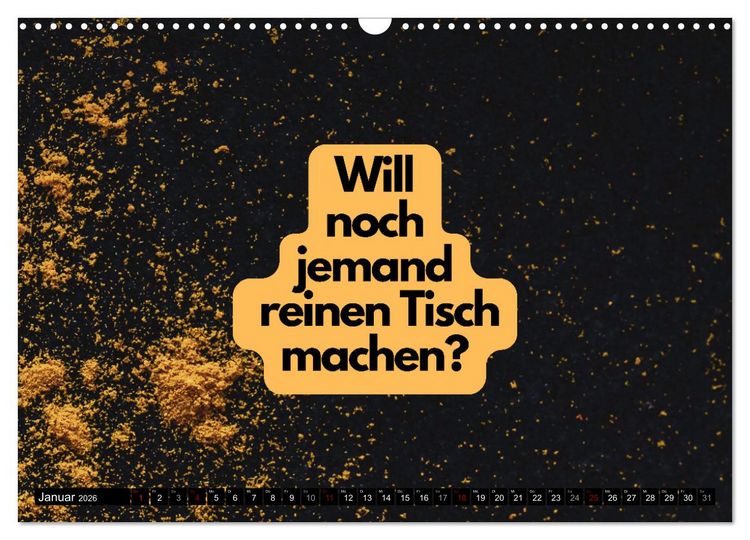Produktbild: Komm Kaffeesatz lesen! (Wandkalender 2026 DIN A3 quer), CALVENDO Monatskalender