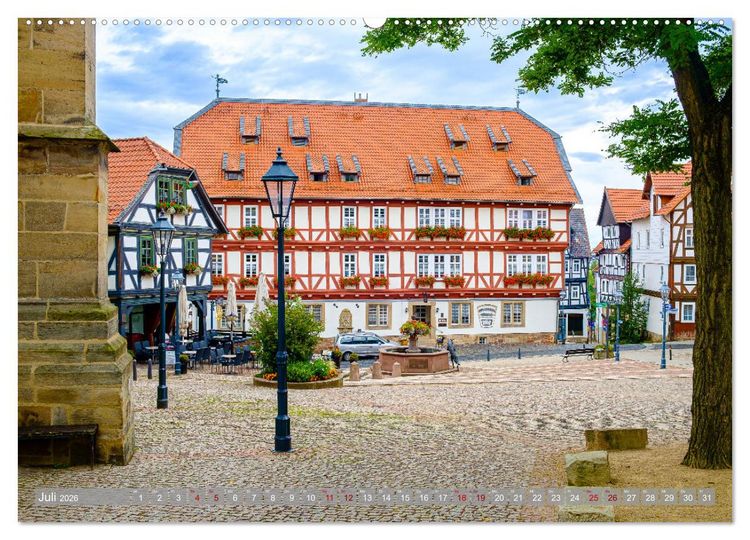 Produktbild: Ein Blick auf Wolfhagen (hochwertiger Premium Wandkalender 2026 DIN A2 quer), Kunstdruck in Hochglanz