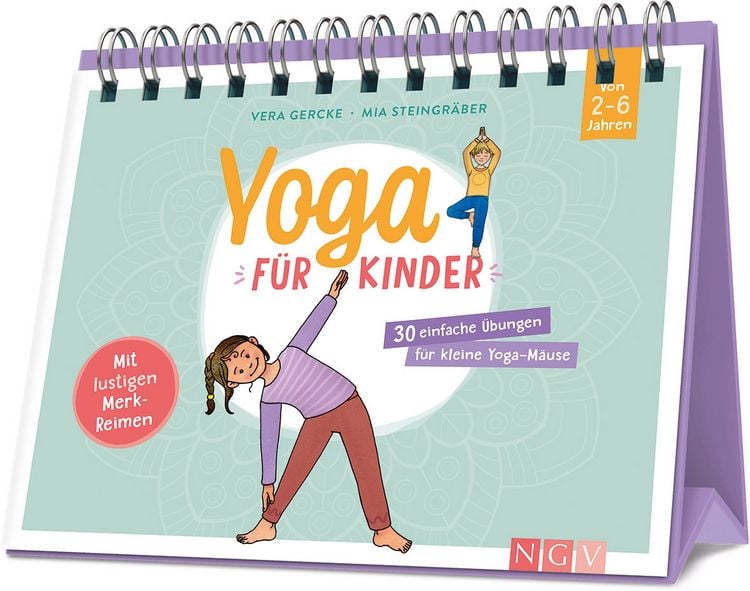 Produktbild: Yoga f&uuml;r Kinder - 30 einfache &Uuml;bungen f&uuml;r Kinder von 2 bis 6 Jahren