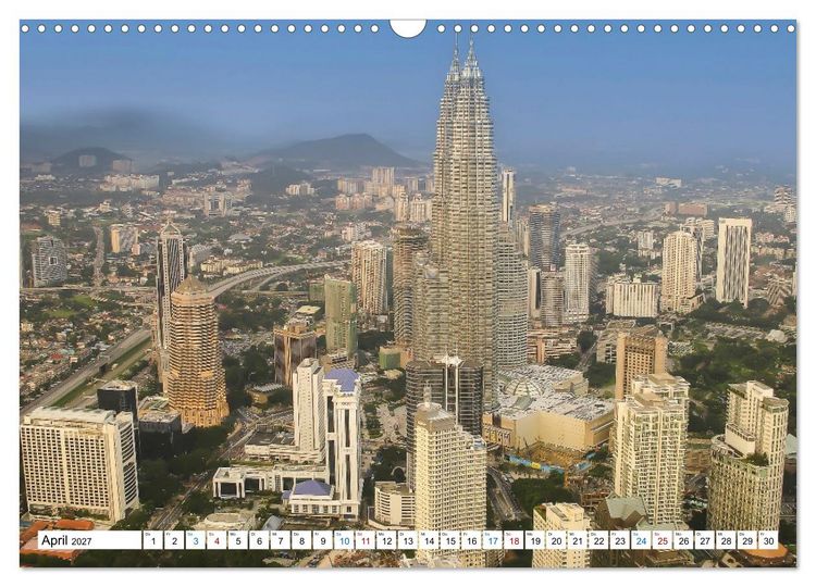 Produktbild: Malaysia &ndash; Zwischen Regenwald, Tempeln und Skyline von Kuala Lumpur (Wandkalender 2027 DIN A3 quer), CALVENDO Monatskalender