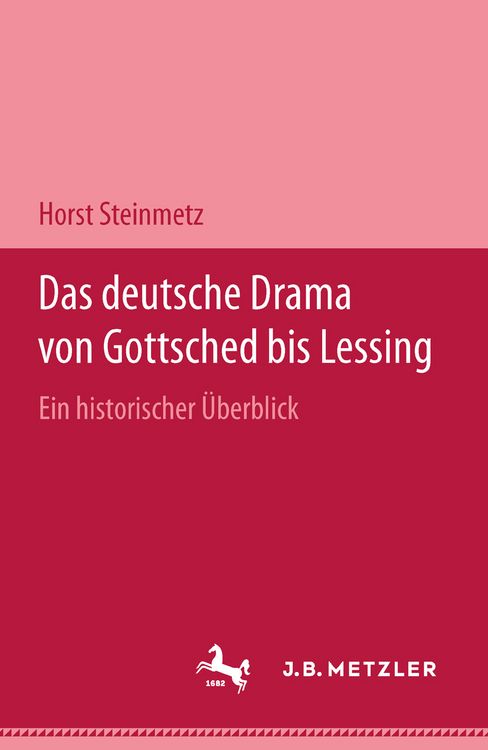 Produktbild: Das deutsche Drama von Gottsched bis Lessing