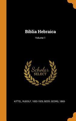 Produktbild: Biblia Hebraica; Volume 1