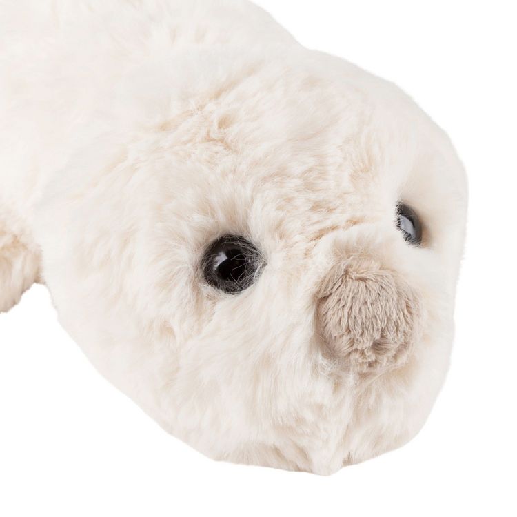 Produktbild: Sigikid 43578 - Kuscheltier Seehund Baby wei&szlig;, 45 cm, Flauscherie