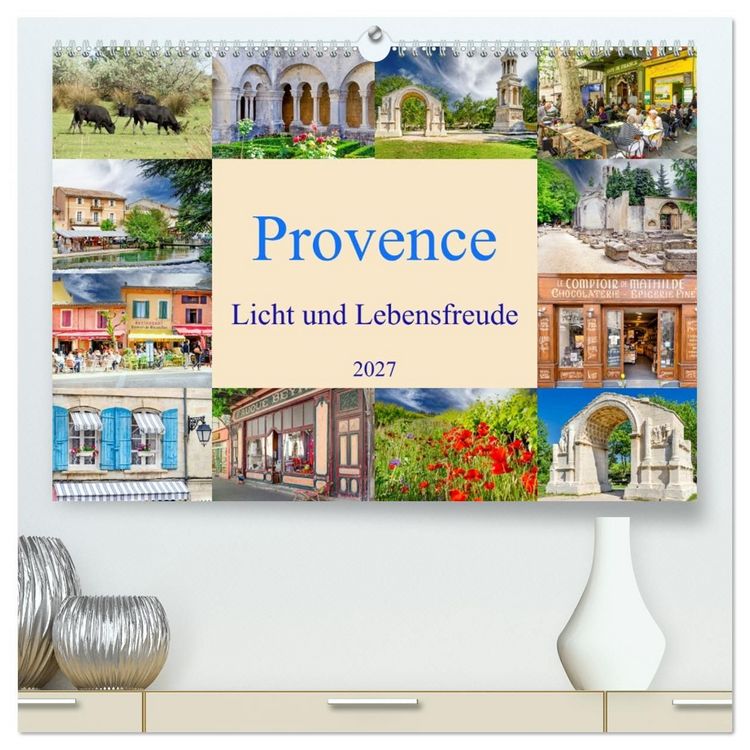 Produktbild: Provence. Licht und Lebensfreude (hochwertiger Premium Wandkalender 2027 DIN A2 quer), Kunstdruck in Hochglanz
