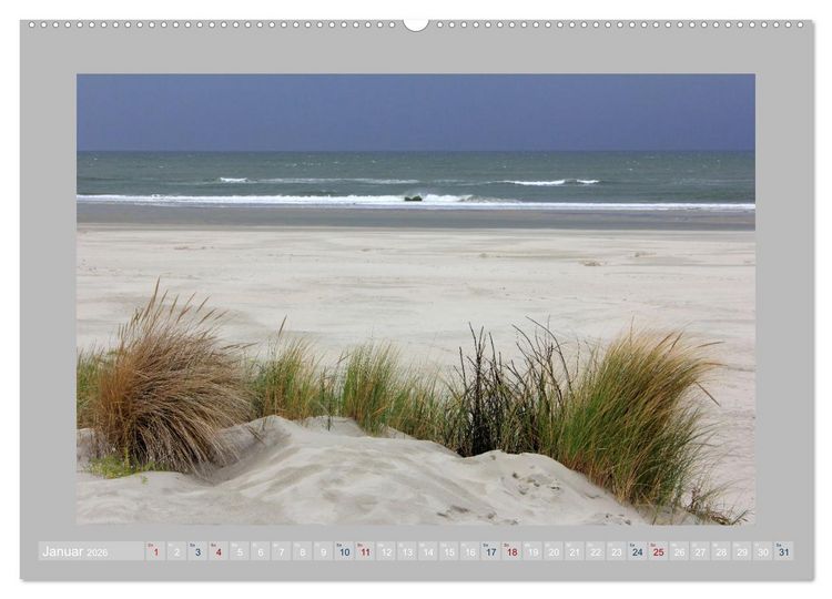 Produktbild: Juist - Kleine Insel, Gro&szlig;e Freiheit (hochwertiger Premium Wandkalender 2026 DIN A2 quer), Kunstdruck in Hochglanz
