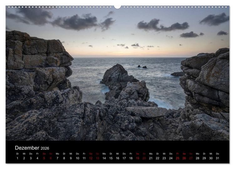 Produktbild: Sehnsucht Bretagne (hochwertiger Premium Wandkalender 2026 DIN A2 quer), Kunstdruck in Hochglanz