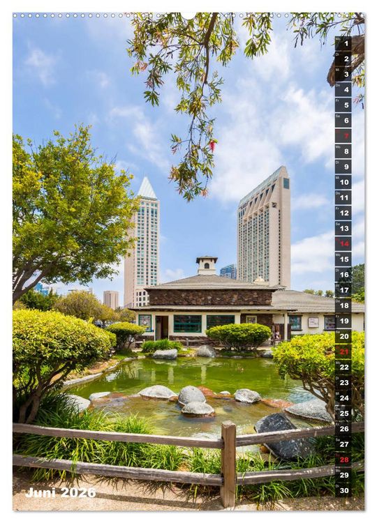 Produktbild: SAN DIEGO K&uuml;stenmetropole mit Flair (hochwertiger Premium Wandkalender 2026 DIN A2 hoch), Kunstdruck in Hochglanz