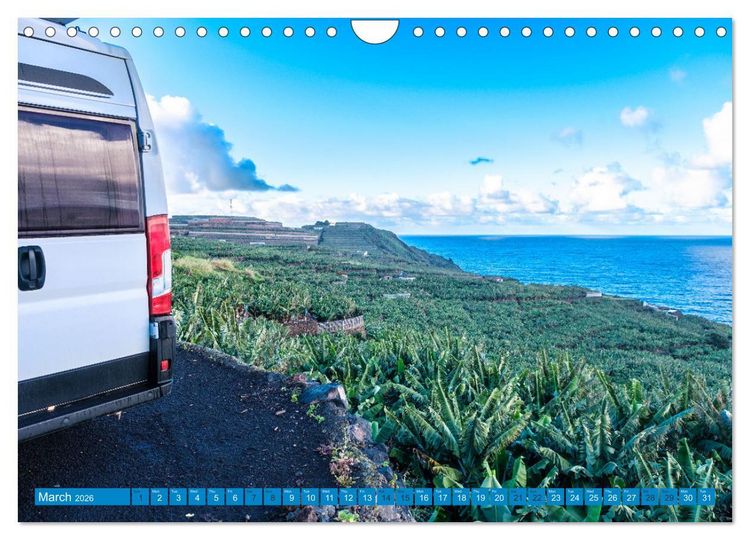 Produktbild: CANARY ISLANDS by CAMPER VAN (Wall Calendar 2026 DIN A4 landscape), CALVENDO 12 Month Wall Calendar