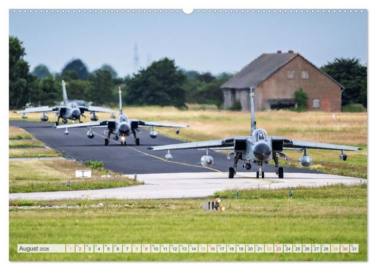 Produktbild: Panavia Tornado - The Multirole Fighter (hochwertiger Premium Wandkalender 2026 DIN A2 quer), Kunstdruck in Hochglanz