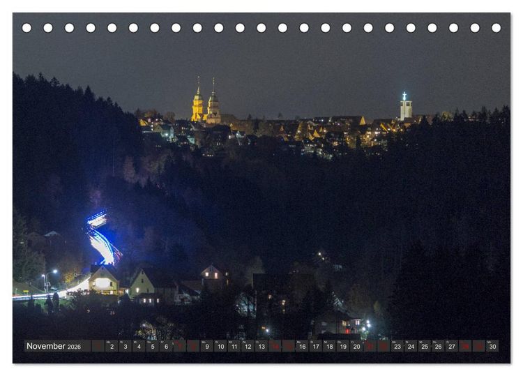 Produktbild: Freudenstadt-Impressionen (Tischkalender 2026 DIN A5 quer), CALVENDO Monatskalender