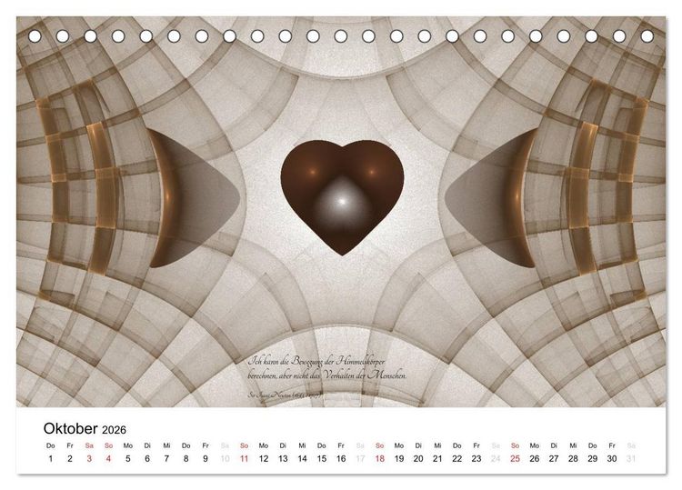 Produktbild: Mathematik - Grafiken und Zitate 2026 (Tischkalender 2026 DIN A5 quer), CALVENDO Monatskalender