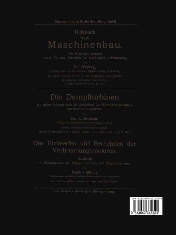 Produktbild: Theorie und Practische Berechnung der Heissdampfmaschinen
