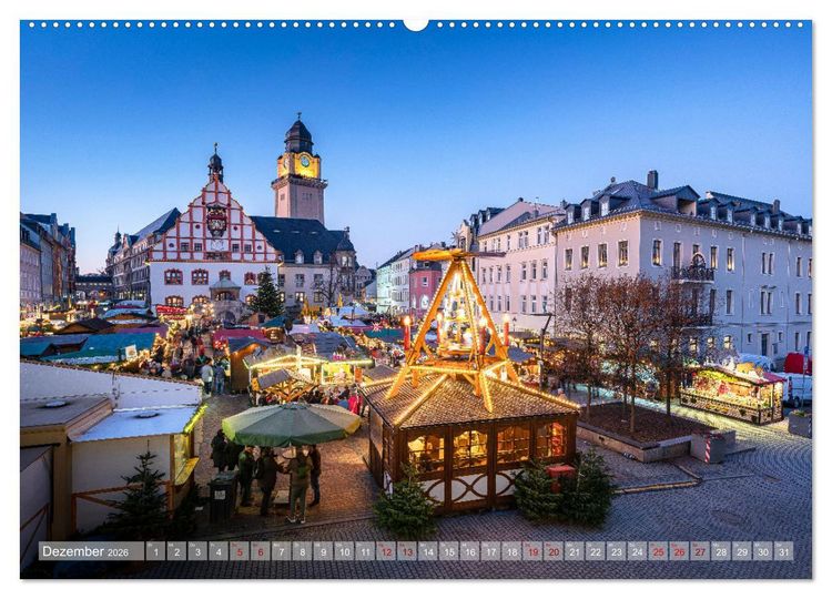 Produktbild: Vogtland - Farben einer Landschaft (Wandkalender 2026 DIN A2 quer), CALVENDO Monatskalender