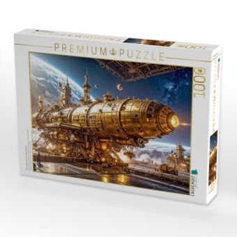 Produktbild: CALVENDO Puzzle Startrampe auf einer Raumstation | 1000 Teile Lege-Gr&ouml;&szlig;e 64x48cm Foto-Puzzle f&uuml;r gl&uuml;ckliche Stunden