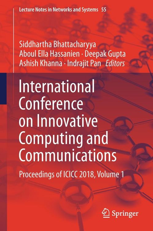 Produktbild: International Conference on Innovative Computing and Communications