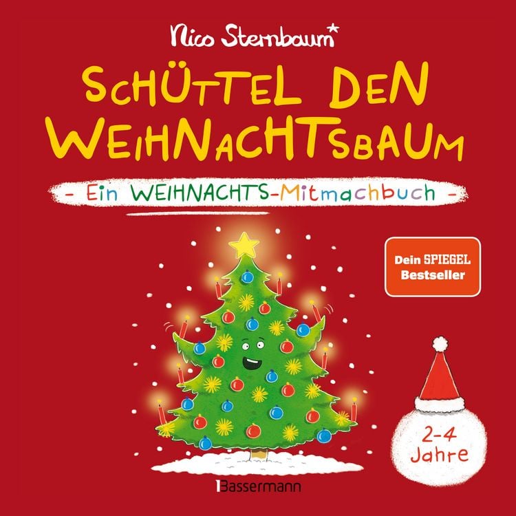 Produktbild: Sch&uuml;ttel den Weihnachtsbaum. Ein Weihnachts-Mitmachbuch zum Sch&uuml;tteln, Schaukeln, Pusten, Klopfen und sehen, was dann passiert. Von 2 bis 4 Jahren