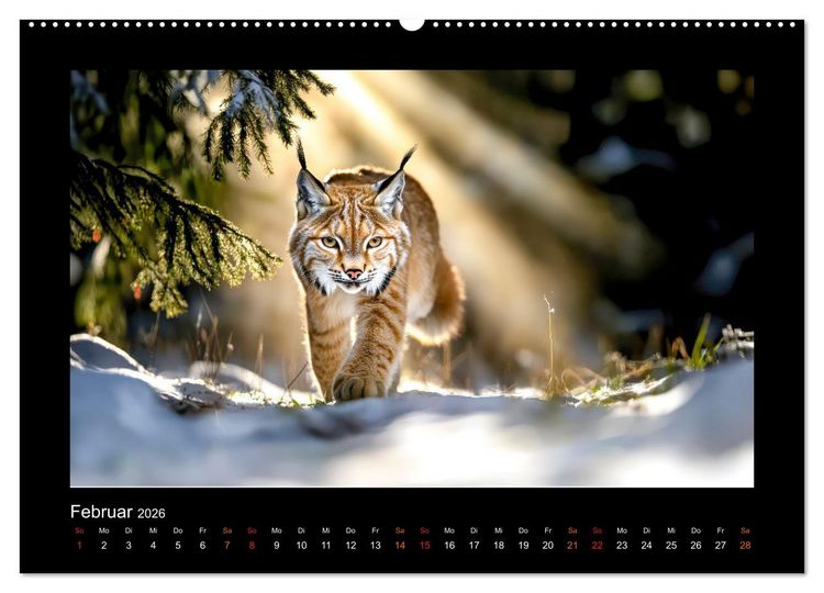 Produktbild: Geheimnisvolle Wildnis Deutschlands (Wandkalender 2026 DIN A2 quer), CALVENDO Monatskalender