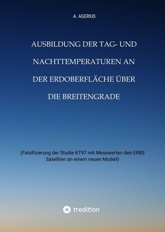 Produktbild: Ausbildung der Tag- und Nachttemperaturen an der Erdoberfl&auml;che &uuml;ber die Breitengrade - unter Ber&uuml;cksichtigung des Schichtaufbaues der Erde bis zum Erdkern