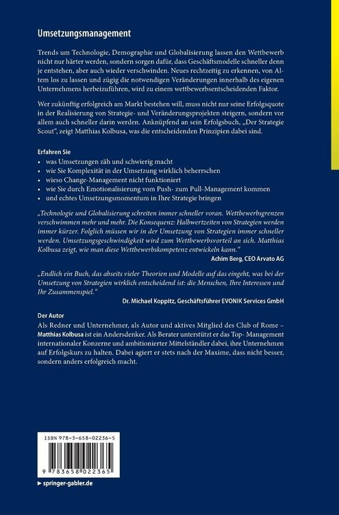Produktbild: Umsetzungsmanagement