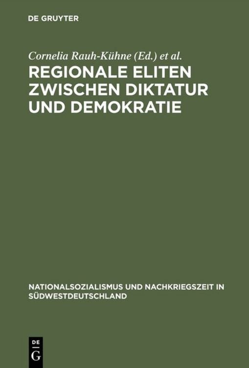 Produktbild: Regionale Eliten zwischen Diktatur und Demokratie
