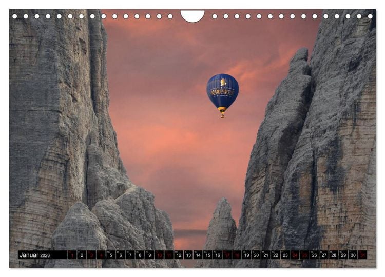 Produktbild: Weltkulturerbe Dolomiten S&uuml;d Tirol (Wandkalender 2026 DIN A4 quer), CALVENDO Monatskalender